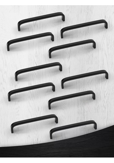 Metalheart Siyah Mat Mobilya Kolları 268297810 Siyah Mat