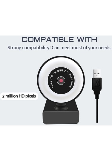 Homyl Mini 1080p/2k/5mp Web Kamerası, 5mp-otomatik-odaklama