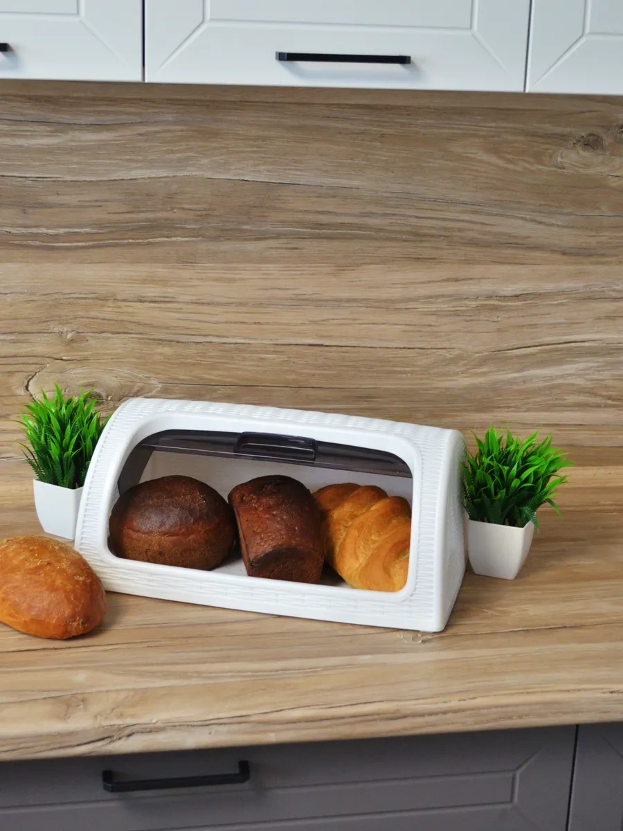 Gds Comfort Kapaklı Büyük Plastik Ekmek Kutusu 315302770 Beyaz