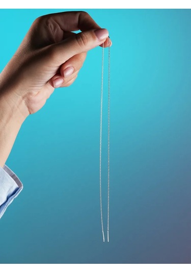 Lucente 925 Ayar Gümüş Uzun Mono Küp 437791132 Gümüş