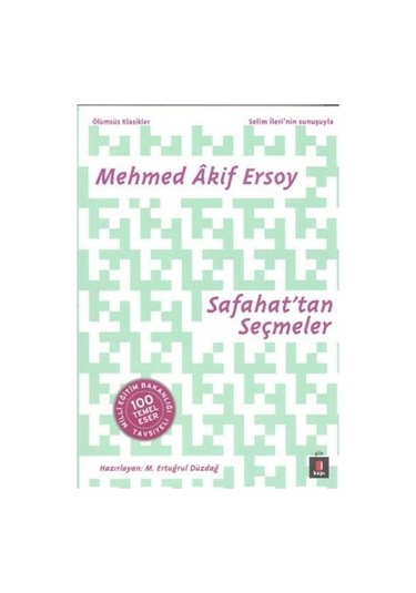 Safahat'tan Seçmeler - Mehmet Akif Ersoy - Kapı Yayınları