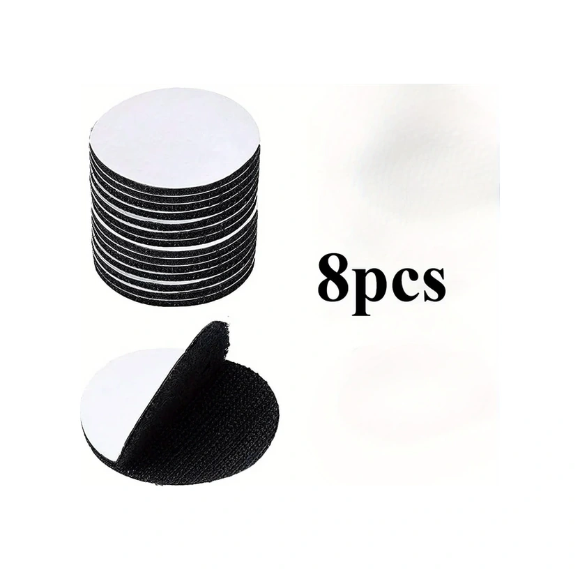 Hightower Siyah 8 Adet Otomatik Yapışkanlı Sabitleme Noktalı Ev Koltuk Döşemesi İçin Çift Taraflı Bant