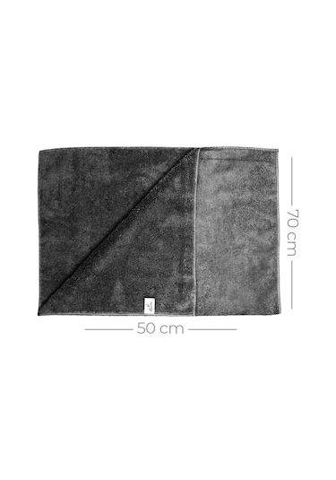 Smartbee Mikrofiber Çift Yüzlü Araç Kurulama Bezi 50X70 440Gr/M2