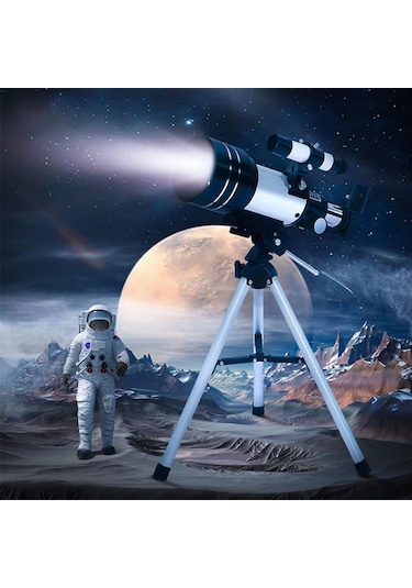 Hymark Astronomik 150x Teleskop 70/300mm Mercek Gece Görüş Uzay Doğa Gözlem