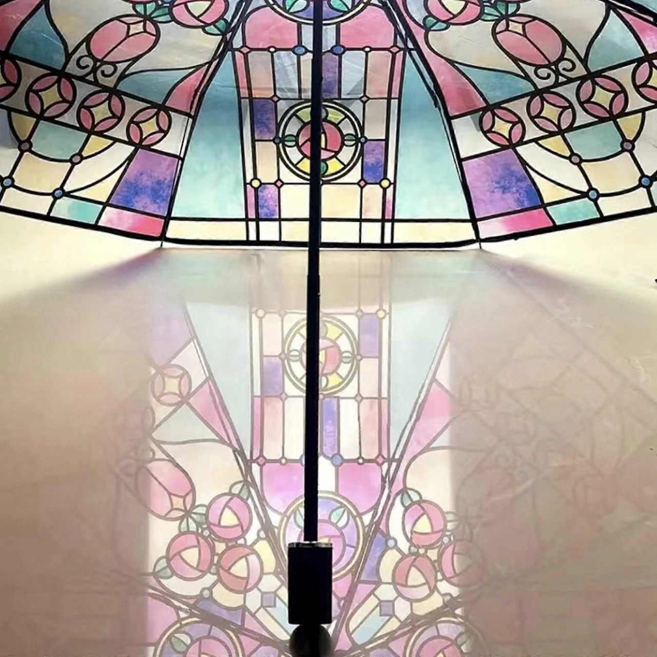 Düğün Töreni İçin Şeffaf Çubuk Şemsiye Büyük Şeffaf Balon Şemsiye Rüzgar Geçirmez Yağmur Geçirmez Otomatik Açılır Şemsiye Çok Renkli