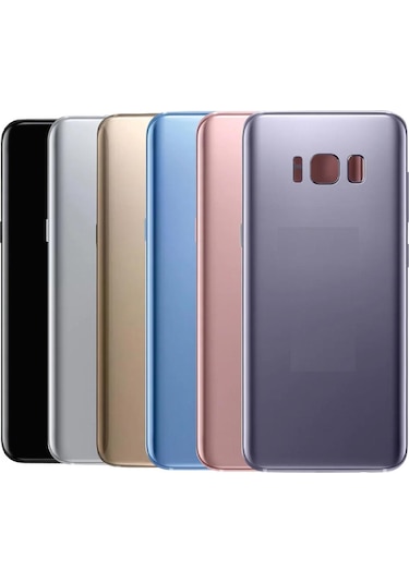Samsung Galaxy S8 Plus G955f İle Uyumlu Arka Pil Kapak Gümüş