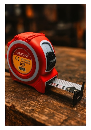 Eratool Çift Taraflı Şerit Metre 5x25 5 M