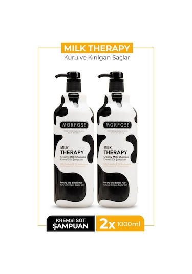 Morfose Milk Therapy Şampuan 2 x 1 L
