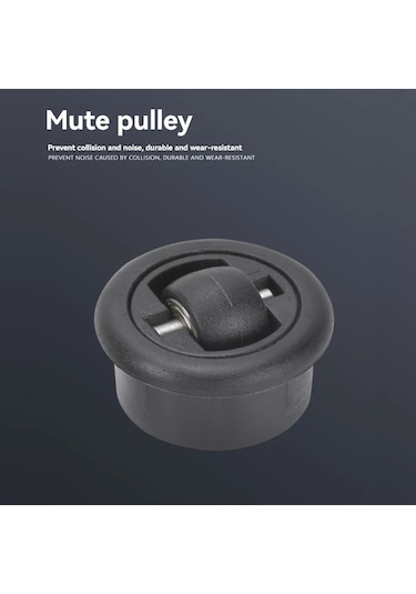 Dashanshop 4 Adet 360 Derece Dönebilen Gizli Ve Açılır Mobilya Taşıma Tekerleği Seti - Kolay Kurulum