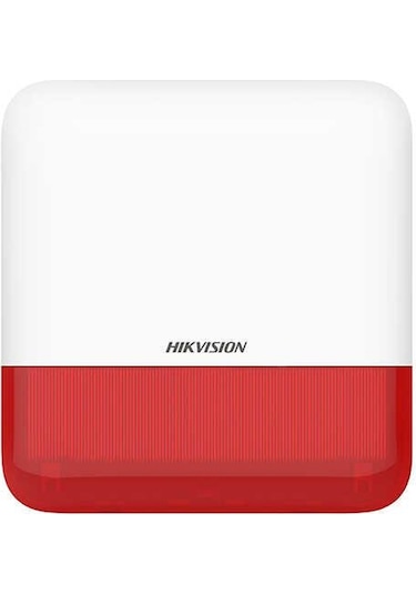 Hikvision Ds-Ps1-E-We Kablosuz Dış Ortam Siren Kırmızı