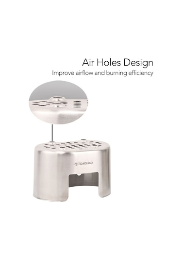 Tomshoo-kantin Bardak Standı Açık Kamp Yürüyüş Piknik,y18390 Gümüş