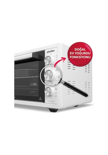 Simfer 4502 45 LT Yoğurt Fonksiyonlu Turbo Midi Fırın