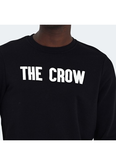 The Crow THE CROW Erkek  Siyah Sweatshirt