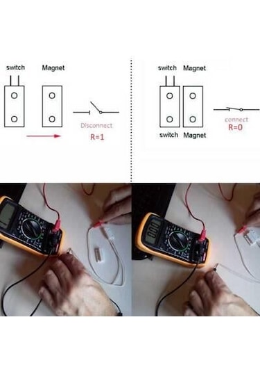 Ventatek Manyetik Kapı Alarm Sensörü - Arduino Uyumlu