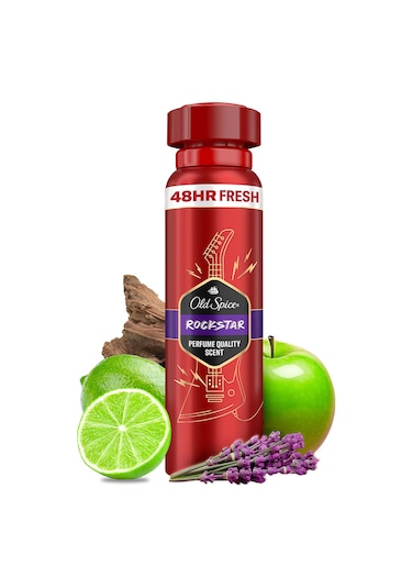 Old Spice Rockstar 48H Erkek Sprey Deodorant 150 ML