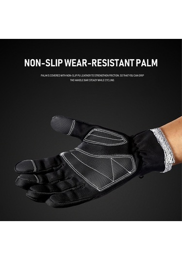 Kış Sıcak Eldivenleri Polar Rüzgar Geçirmez Su Geçirmez Dokunmatik Ekran Spor Bisiklet Kayak Bisiklet Dış Mekan Çalışma Eldivenleri Gri