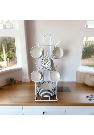 Fincan Askısı, Tabaklı Askılık , Masa Üstü, Tezgah Üstü Dol