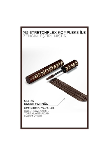 Panorama Chromatic Maskara Brun Leather 30190160-11070 Diğer