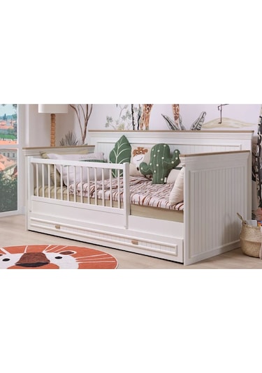 Karyola Korkuluğu Çitli Sedef Krem 138.5x57 Cm Krem