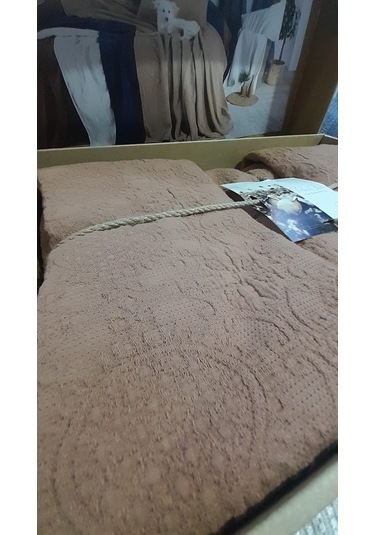 Bellisima Çift Kişilik Yatak Örtüsü Commoncer Kahve Diğer