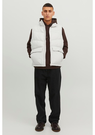 Jack & Jones Jorvesterbro Erkek Yelek 12238853 Beyaz