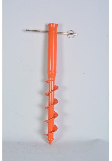 Plaj Şemsiye Kazığı Büyük Boy 3 Cm Çap Turuncu Renk