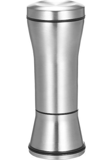 Geekyou 304 Paslanmaz Çelik Elle Biber Değiştirici, Mutfak Ve Restoranlar İçin Biber Tozü Öğütücü, Gümüş Rengi 135mm Gümüş