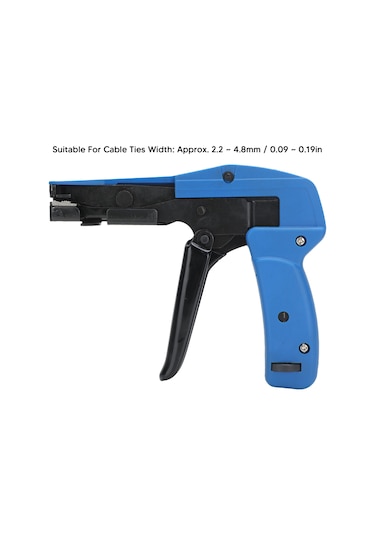 Ximistore9 Die Cast Çelik Kablolu Bağlayıcı Aleti: Ergonomik Grip İle Hızlı Sıkma Ve Kesme, 2.2-4.8mm Genişliğe Uygun Hs 600a Modeli