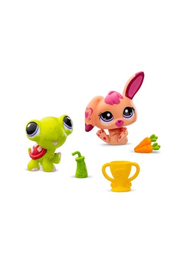 Littlest Pet Shop Minişler 2 Li Figür Seti S2 S00000620 Kaplumbağa Ve Tavşan