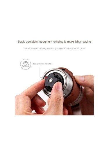 Didadodo Manuel Kahve Öğütücü, El Değirmeni, Paslanmaz Çelik, Taşınabilir, Seyahat İçin Pratik Tasarım Diğer