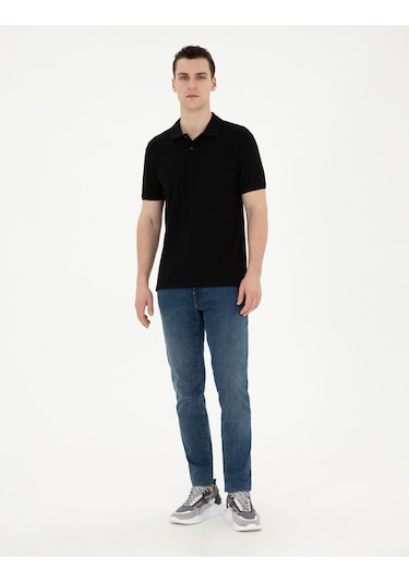 Pierre Cardin Erkek Siyah Tişört Basic 50280753-vr046 Siyah