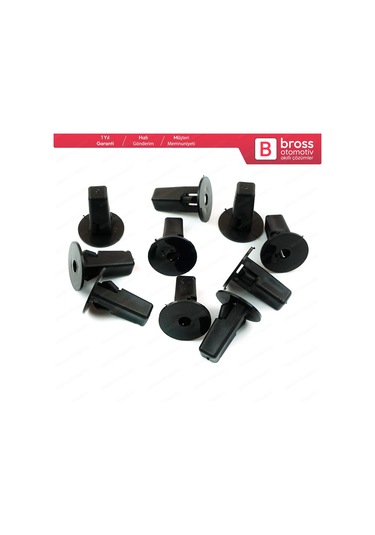 Toyota Uyumlu için 10 Adet Davlumbaz Klipsi 90189-06157 N11.17665