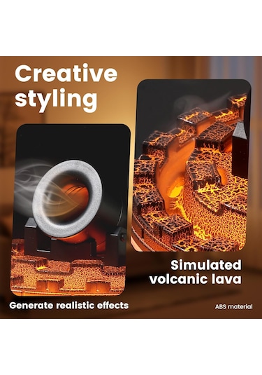 Geeksen Masaüstü Aromaterapi Nemlendirici: 2 Sprey Modu, Zamanlama Ve 7 Renkli Led Işık Fonksiyonu İle Ev Ve Ofis İçin Konfor Ortamı Oluşturucu