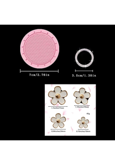 Liangmei 10 Adet Deri Direksiyon Kılıfı Kadınlar İçin Sevimli