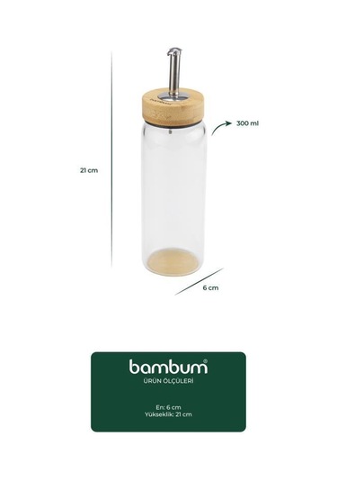 Bambum Layla - 12 Parça Mutfak Seti Şeffaf