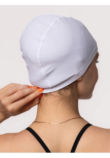 Swimroom Yüzme İçin Kumaş Bone "lycra 56-60" 241817396 Beyaz