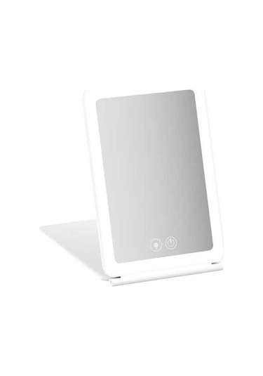 Flybuy Ve Uzun Taşınabilir Tasarım Sıcaklığı, Renk Pil Ömrü Makyaj Katlanabilir Karartma, Kademesiz Beyaz Aynası: Aydınlatmalı 3 Tp Beyaz