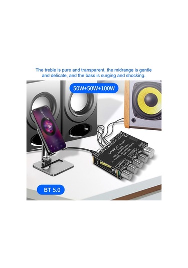 Jms Taşınabilir BT Çok Fonksiyonlu 2.1 Kanal Güç Amplifikatörü Kurulu