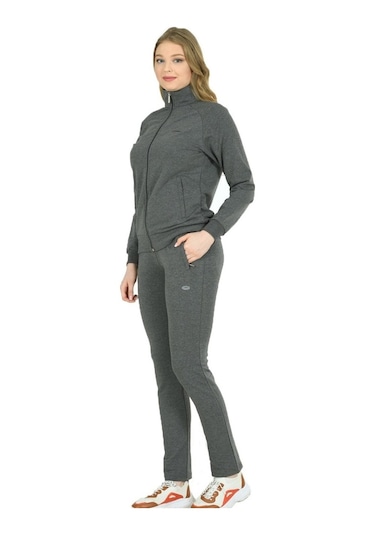 Fantasy Kadın Boydan Fermuarlı Büyük Beden Eşofman Takım 201836B