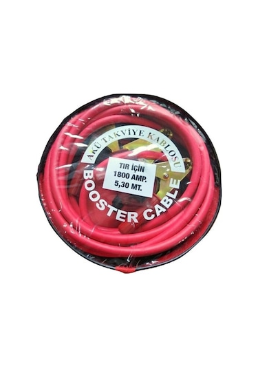 AKÜ TAKVİYE KABLOSU 5,30 METRE 1800 AMPER TIR KAMYON