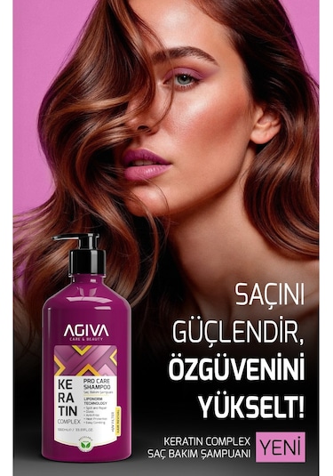 Keratin Complex Pro Care Onarıcı Ve Isı Koruyucu Saç Bakım Şampuanı-1000ml