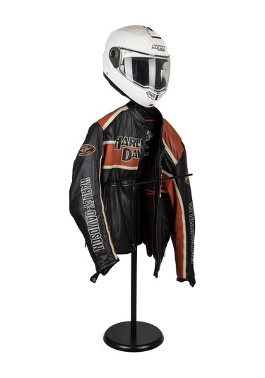 Biker Butler Kask Askılı Metal Dilsiz Uşak Motosiklet Tutkunlarına Özel Siyah