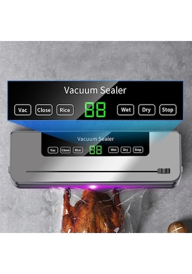 Wondernest Vakumlama Mutfak Makinesi Kesici Jl Gıda Elektrikli Dahili Os