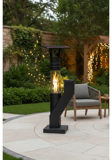 Outdoor Mini Cam Portatif Pelet Kamp Sobası Bahçe Teras - Pürmüz&pelet Hediyeli