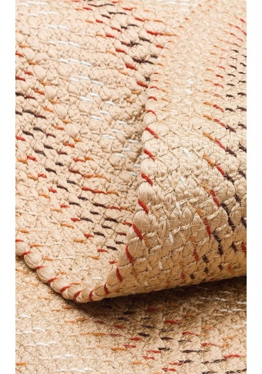 Eko Halı Patna Ptn 16 Terra Jüt Hasır Görünümlü Hav Toz Vermez Örgü Halı - 120x180