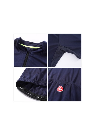 Arsuxeo Erkekler Kısa Kollu Hızlı Kuru Bisiklet T-shirt Koşu Xl Yeşil