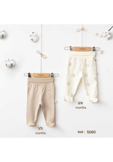 Bear Hugs Patikli Pantalon 2 Li Set Toprak