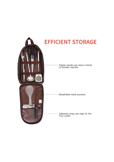 Padalink Kamp, Piknik Ve Seyahat İçin Pratik Alet Düzenleyici Çanta - Mesh Cepli, Hafif Ve Taşınabilir Çok Renkli