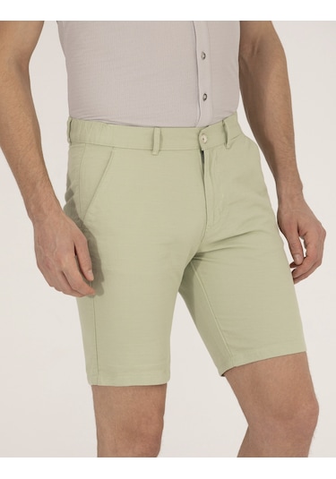 Pierre Cardin Erkek Açık Yeşil Şort / Bermuda 50264863-vr092 Açik Yeşil