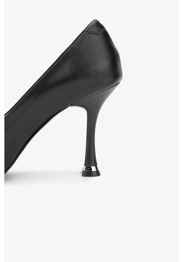 Valmenti Rigel Kadın Siyah Anl Hakiki Deri Topuklu Ayakkabı 923 796-1 Bn Ayk Y24 Siyah